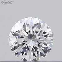 0.19ct Round Lab Grown Diamond (Colour D, Clarity VVS2, Cut VG, IGI Certified)