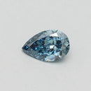 0.20ct Pear Lab Grown Diamond (Colour Fancy Vivid Blue, Clarity VS1, IGI Certified)