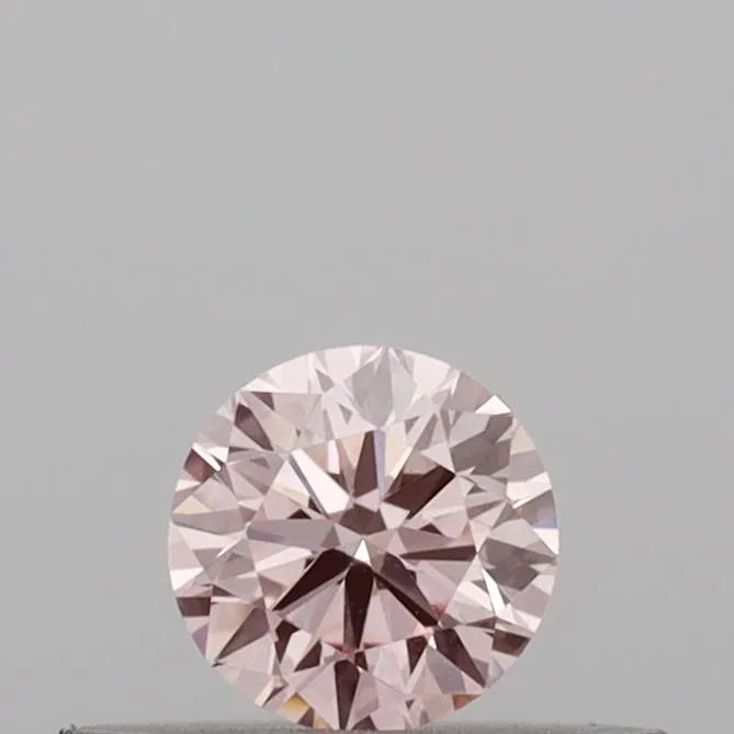 0.21ct Round Lab Grown Diamond (Colour Fancy Intense Pink, Clarity VS1, Cut EX, IGI Certified)