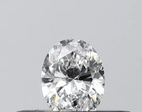 0.23ct Oval Lab Grown Diamond (Colour D, Clarity SI1, IGI Certified)