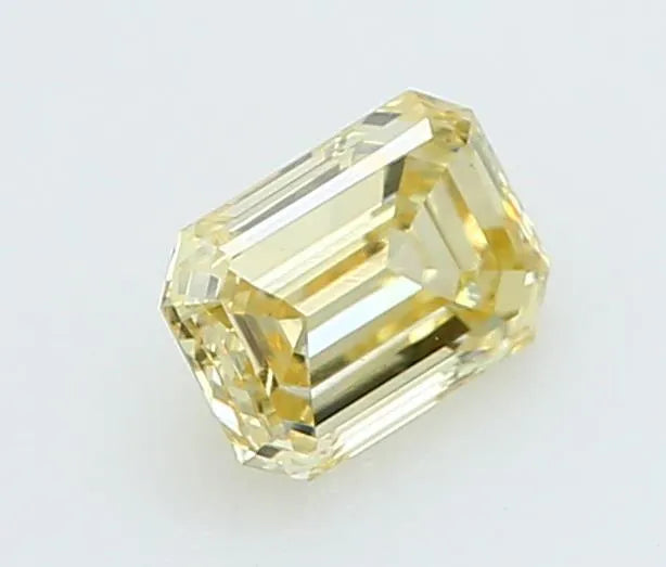 0.25ct Emerald Lab Grown Diamond (Colour Fancy Yellow, Clarity VS1, IGI Certified)