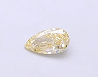 0.25ct Pear Lab Grown Diamond (Colour Fancy Light Yellow, Clarity SI1, IGI Certified)