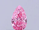 0.27ct Pear Lab Grown Diamond (Colour Fancy Vivid Pink, Clarity VS2, IGI Certified)