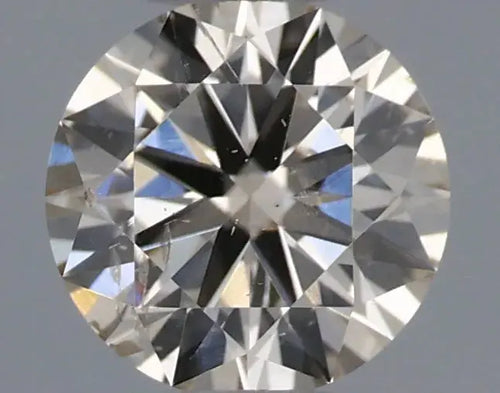 0.30ct Round Natural Diamond (Colour Very Light Brown, Clarity SI2, Cut GD, IGI Certified)