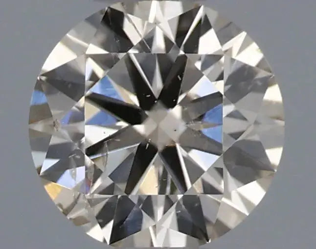 0.30ct Round Natural Diamond (Colour Very Light Brown, Clarity SI2, Cut GD, IGI Certified)