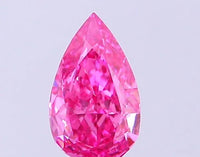 0.32ct Pear Lab Grown Diamond (Colour Fancy Vivid Pink, Clarity VS2, IGI Certified)