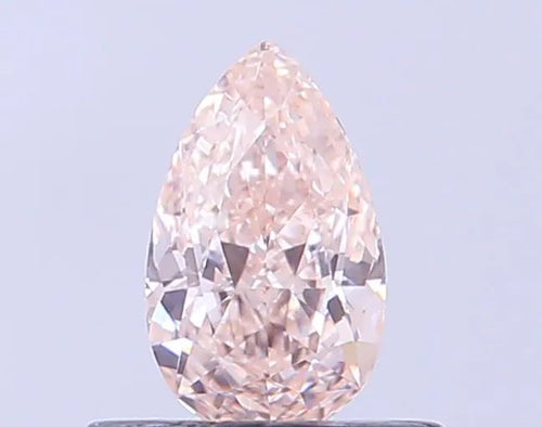 0.36ct Pear Lab Grown Diamond (Colour Fancy Brownish Pink, Clarity VS1, IGI Certified)