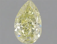 0.42ct Pear Natural Diamond (Colour Fancy Light Yellow, Clarity I2, GIA Certified)