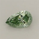 0.43ct Pear Lab Grown Diamond (Colour Fancy Vivid Green, Clarity VS1, IGI Certified)