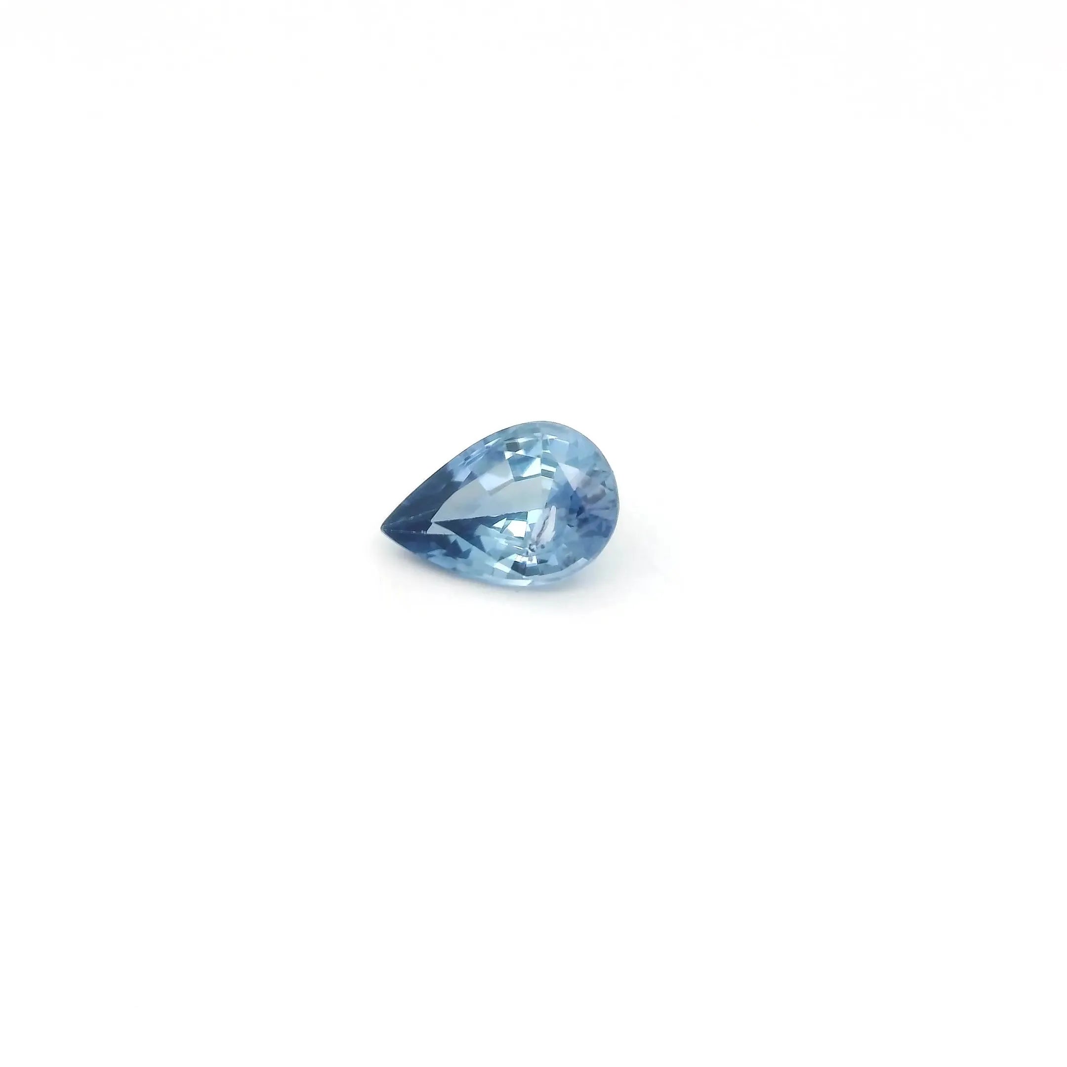 0.44ct Pear Natural Sapphire (Colour Blue, Clarity Eye Clean, Cut Faceted)