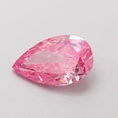 0.49ct Pear Lab Grown Diamond (Colour Fancy Vivid Pink, Clarity VVS2, IGI Certified)