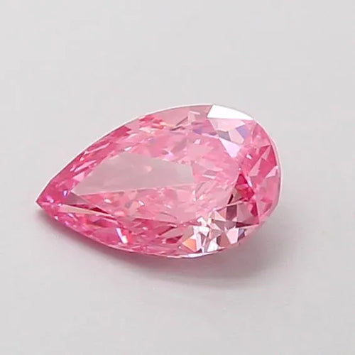 0.49ct Pear Lab Grown Diamond (Colour Fancy Vivid Pink, Clarity VVS2, IGI Certified)
