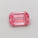 0.50ct Emerald Lab Grown Diamond (Colour Fancy Vivid Pink, Clarity VS1, IGI Certified)