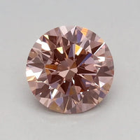 0.50ct Round Lab Grown Diamond (Colour Fancy Intense Pink, Clarity VS1, Cut ID, IGI Certified)