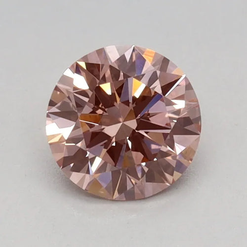 0.50ct Round Lab Grown Diamond (Colour Fancy Intense Pink, Clarity VS1, Cut ID, IGI Certified)