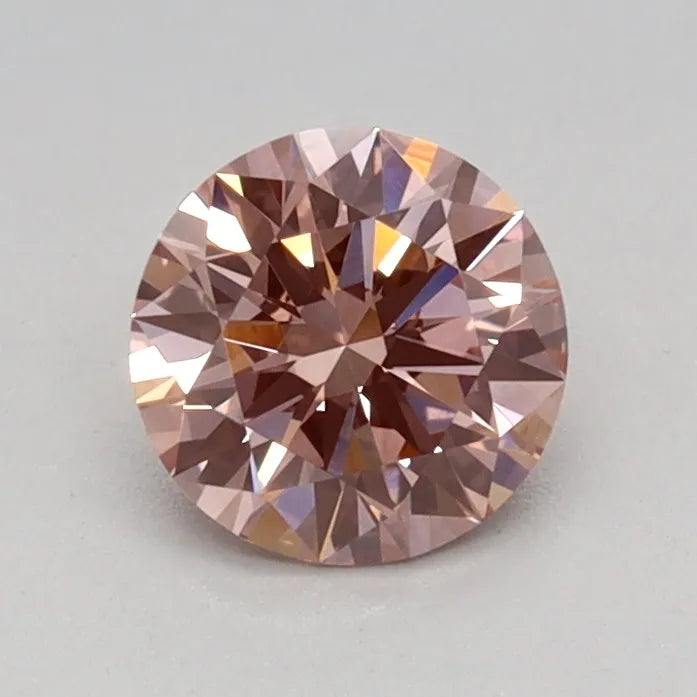 0.50ct Round Lab Grown Diamond (Colour Fancy Intense Pink, Clarity VS1, Cut ID, IGI Certified)