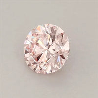 0.50ct Round Lab Grown Diamond (Colour Fancy Pink, Clarity VS2, Cut EX, IGI Certified)