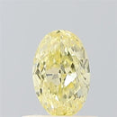 0.51ct Oval Lab Grown Diamond (Colour Fancy Yellow, Clarity VVS2, IGI Certified)