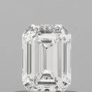 0.53ct Emerald Lab Grown Diamond (Colour D, Clarity IF, IGI Certified)