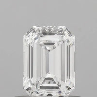 0.53ct Emerald Lab Grown Diamond (Colour D, Clarity IF, IGI Certified)