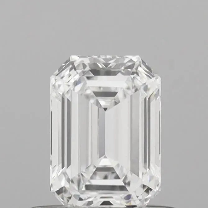0.53ct Emerald Lab Grown Diamond (Colour D, Clarity IF, IGI Certified)