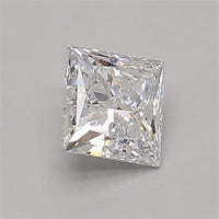 0.53ct Princess Lab Grown Diamond (Colour D, Clarity IF, Cut EX, IGI Certified)