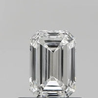 0.57ct Emerald Lab Grown Diamond (Colour G, Clarity VVS2, IGI Certified)