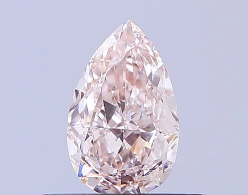 0.58ct Pear Lab Grown Diamond (Colour Fancy Light Pinkish Brown, Clarity VS1, IGI Certified)
