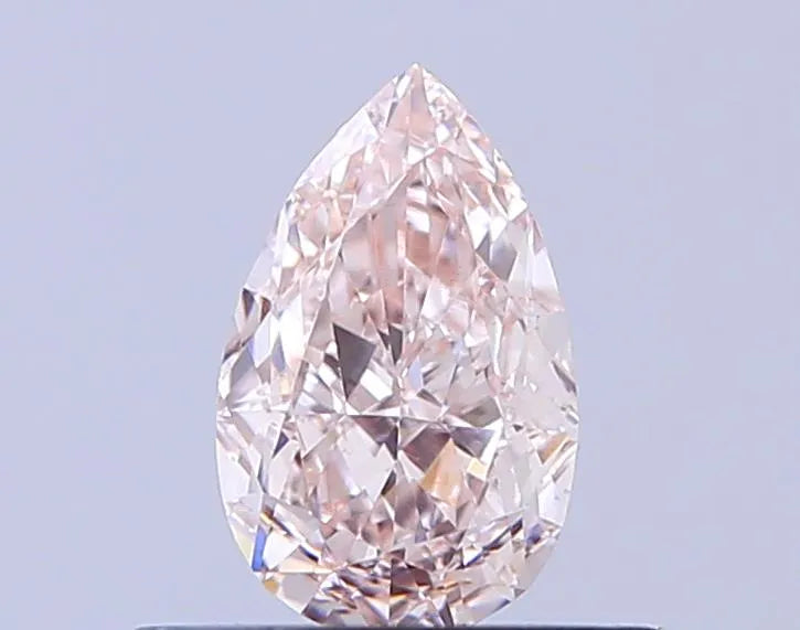 0.58ct Pear Lab Grown Diamond (Colour Fancy Light Pinkish Brown, Clarity VS1, IGI Certified)