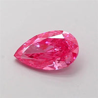 0.58ct Pear Lab Grown Diamond (Colour Fancy Vivid Pink, Clarity VS2, IGI Certified)