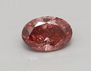 0.61ct Oval Lab Grown Diamond (Colour Fancy Vivid Pink, Clarity VVS2, IGI Certified)