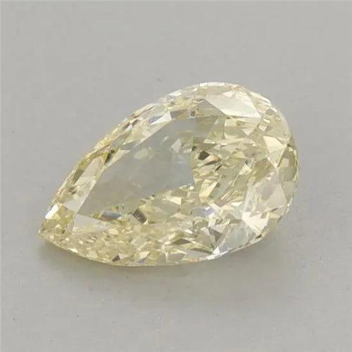 0.68ct Pear Lab Grown Diamond (Colour Fancy Light Yellow, Clarity VS1, IGI Certified)