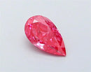 0.69ct Pear Lab Grown Diamond (Colour Fancy Vivid Pink, Clarity VS2, IGI Certified)
