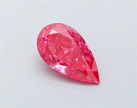0.69ct Pear Lab Grown Diamond (Colour Fancy Vivid Pink, Clarity VS2, IGI Certified)
