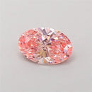 0.71ct Oval Lab Grown Diamond (Colour Fancy Intense Pink, Clarity VS1, IGI Certified)