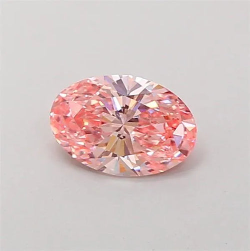 0.71ct Oval Lab Grown Diamond (Colour Fancy Intense Pink, Clarity VS1, IGI Certified)