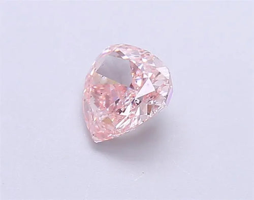 0.72ct Pear Lab Grown Diamond (Colour Fancy Pink, Clarity SI1, IGI Certified)