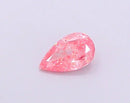 0.76ct Pear Lab Grown Diamond (Colour Fancy Vivid Pink, Clarity VS1, IGI Certified)