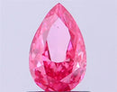 0.76ct Pear Lab Grown Diamond (Colour Fancy Vivid Pink, Clarity VS2, IGI Certified)