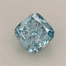 0.80ct Cushion modified Lab Grown Diamond (Colour Fancy Vivid Blue, Clarity VS1, IGI Certified)