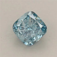 0.80ct Cushion modified Lab Grown Diamond (Colour Fancy Vivid Blue, Clarity VS1, IGI Certified)