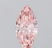 0.84ct Marquise Lab Grown Diamond (Colour Fancy Intense Pink, Clarity VS1, IGI Certified)