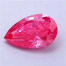 0.86ct Pear Lab Grown Diamond (Colour Fancy Vivid Pink, Clarity VS1, IGI Certified)