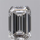 0.93ct Emerald Lab Grown Diamond (Colour G, Clarity VS1, IGI Certified)