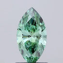 0.96ct Marquise Lab Grown Diamond (Colour Fancy Vivid Green, Clarity VVS2, IGI Certified)