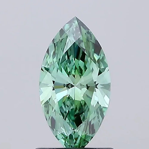 0.96ct Marquise Lab Grown Diamond (Colour Fancy Vivid Green, Clarity VVS2, IGI Certified)