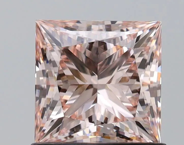 0.96ct Princess Lab Grown Diamond (Colour Fancy Light Pink, Clarity VS1, IGI Certified)