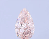 0.98ct Pear Lab Grown Diamond (Colour Fancy Light Pinkish Brown, Clarity VS1, IGI Certified)