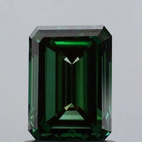 1.00ct Emerald Lab Grown Diamond (Colour Fancy Deep Green, Clarity VS2, IGI Certified)