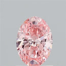 1.00ct Oval Lab Grown Diamond (Colour Fancy Vivid Pink, Clarity VVS2, IGI Certified)
